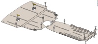 Kryt pod motor Lexus IS 250 (XE3) motor 2,5i (Automatick� p�evodovka, pohon zadnich kol) -- od roku v�roby 2013-
