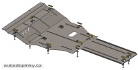 Kryt pod motor Lexus GS 350 motor: 3,0, 3,5 (Automatick� p�evodovka4x4) -- rok v�roby 2007-2012