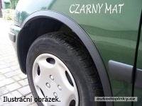 Lemy blatníků černé matné Lexus LS 400 4dv. -- rok výroby 1995-1999 (4dílná sada) Lemy blatníků černé matné Lexus LS 400 4dv. -- rok výroby 1995-1999 (4dílná sada)